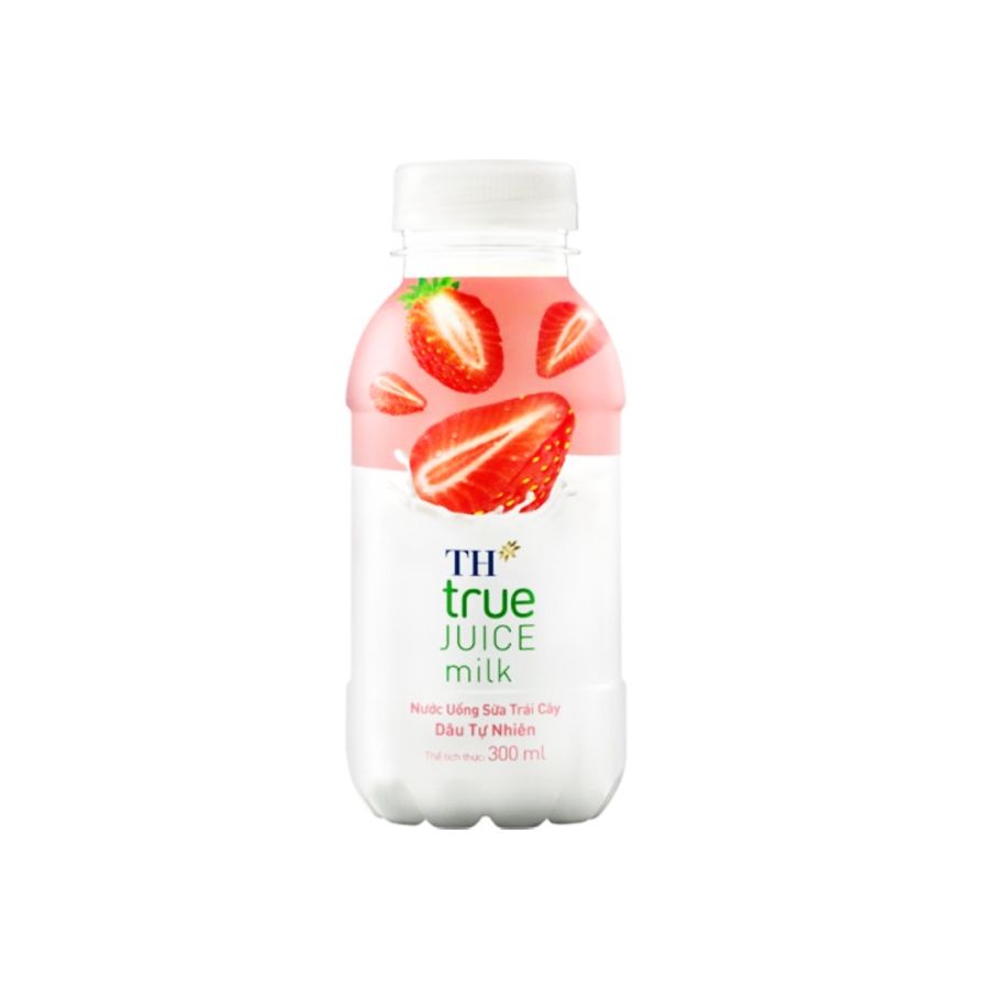  Nước Sữa Trái Cây Dâu TH True Juice Milk - 300ml 