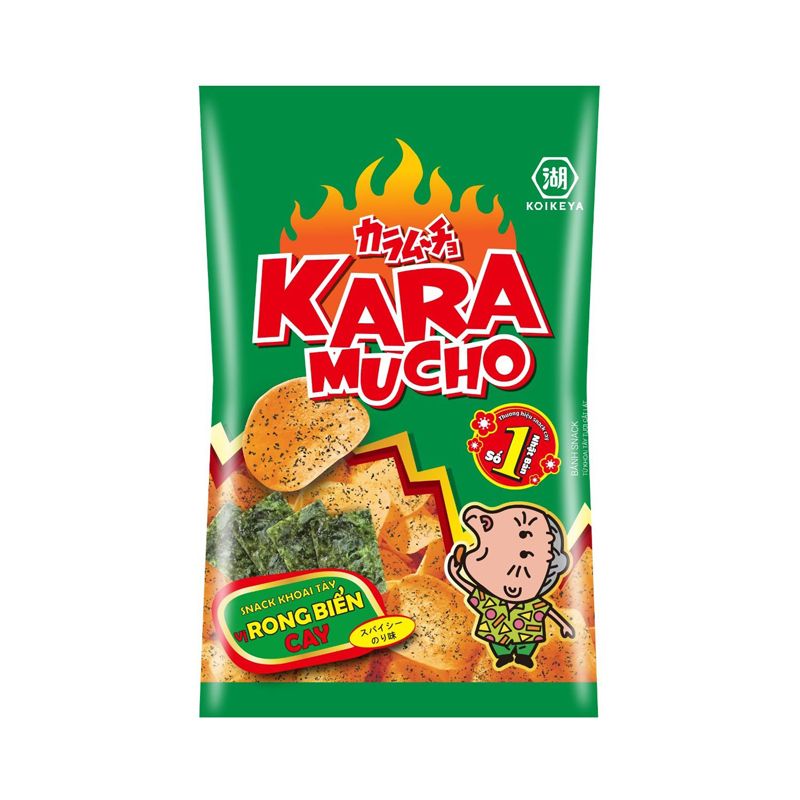  Snack khoai tây Karamucho rong biển cay 26g 