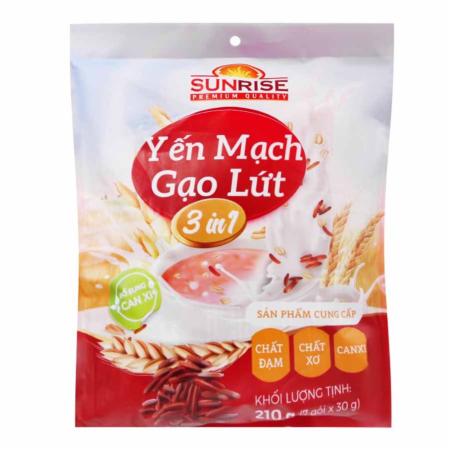  Yến mạch gạo lứt 210g 