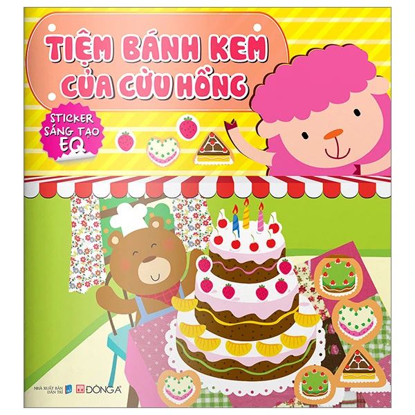  Tiệm bánh kem của Cừu Hồng - Sticker sáng tạo 