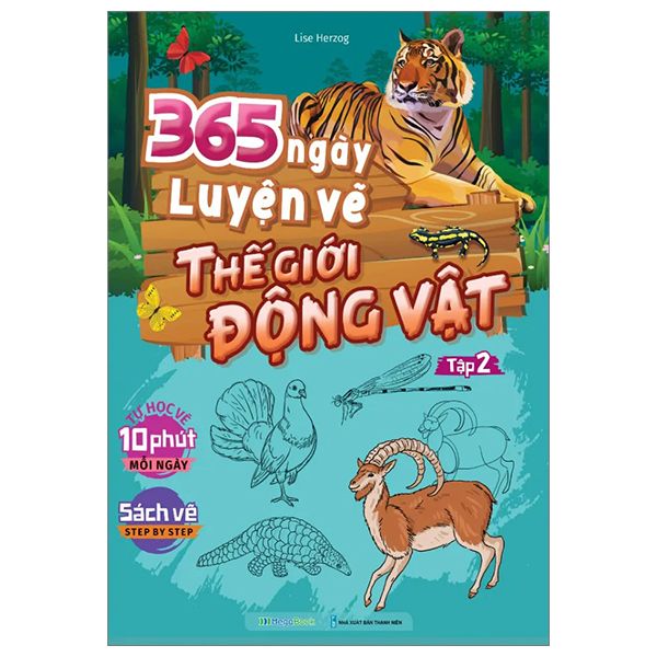  365 ngày luyện vẽ Thế Giới Động Vật - Tập 2 