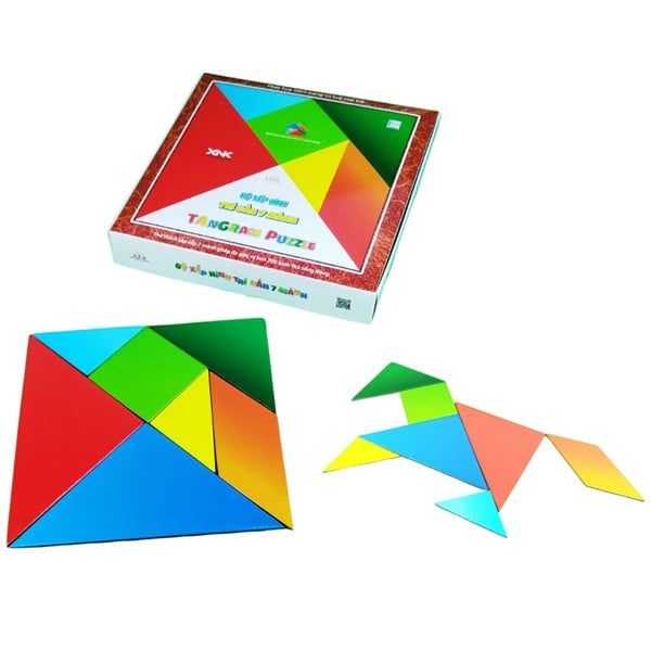 Bộ Xếp Hình Trí Uẩn 7 Mảnh Tangram Puzzle - UXHTU