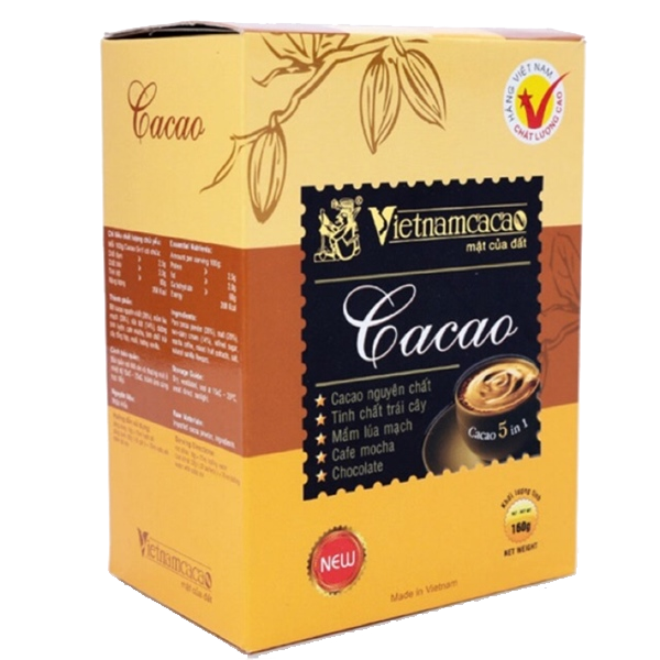  Bột Cacao Vietnamcacao 5in1 160G 