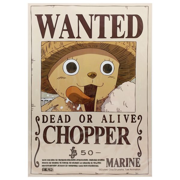  Poster One Piece - Lệnh Truy Nã Chopper 