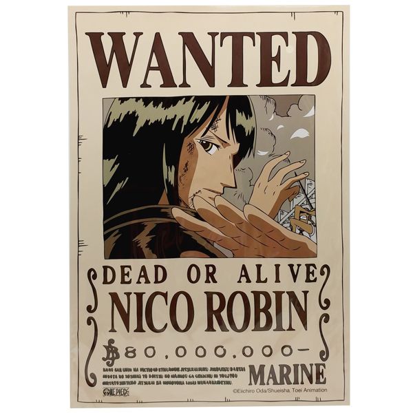  Poster One Piece - Lệnh Truy Nã Robin 