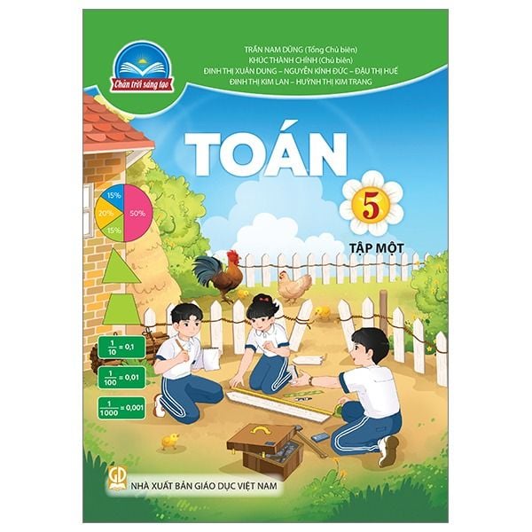  Sách Giáo Khoa Toán Lớp 5 - Tập 1 - Chân Trời Sáng Tạo - 2025 