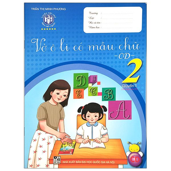  Vở Ô Li Có Mẫu Chữ 2 - Quyển 1 - Cánh Diều 