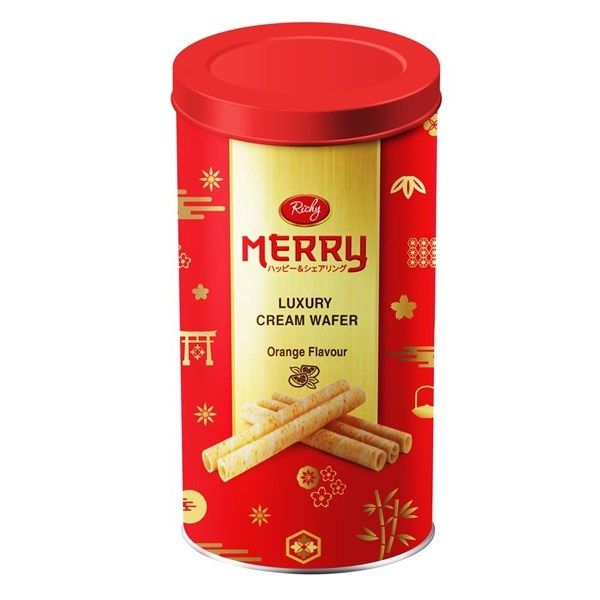  Bánh Richy Merry Kem Quế Vị Cam - Hộp 200gr 