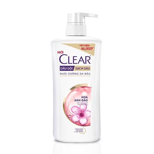  ​​Dầu Gội Sạch Gàu Nuôi Dưỡng Da Đầu Clear Hoa Anh Đào (650g) 