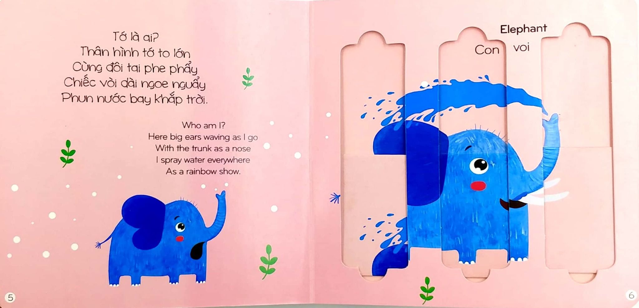  Chuyển Động Ghép Hình - Slide And Play - Thế Giới Động Vật - Animals 