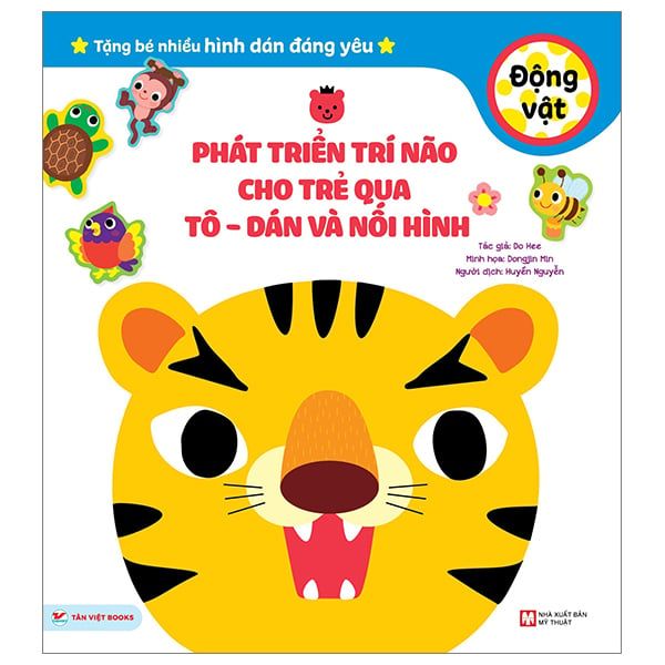 Phát Triển Trí Não Cho Trẻ Qua Tô - Dán Và Nối Hình - Động Vật