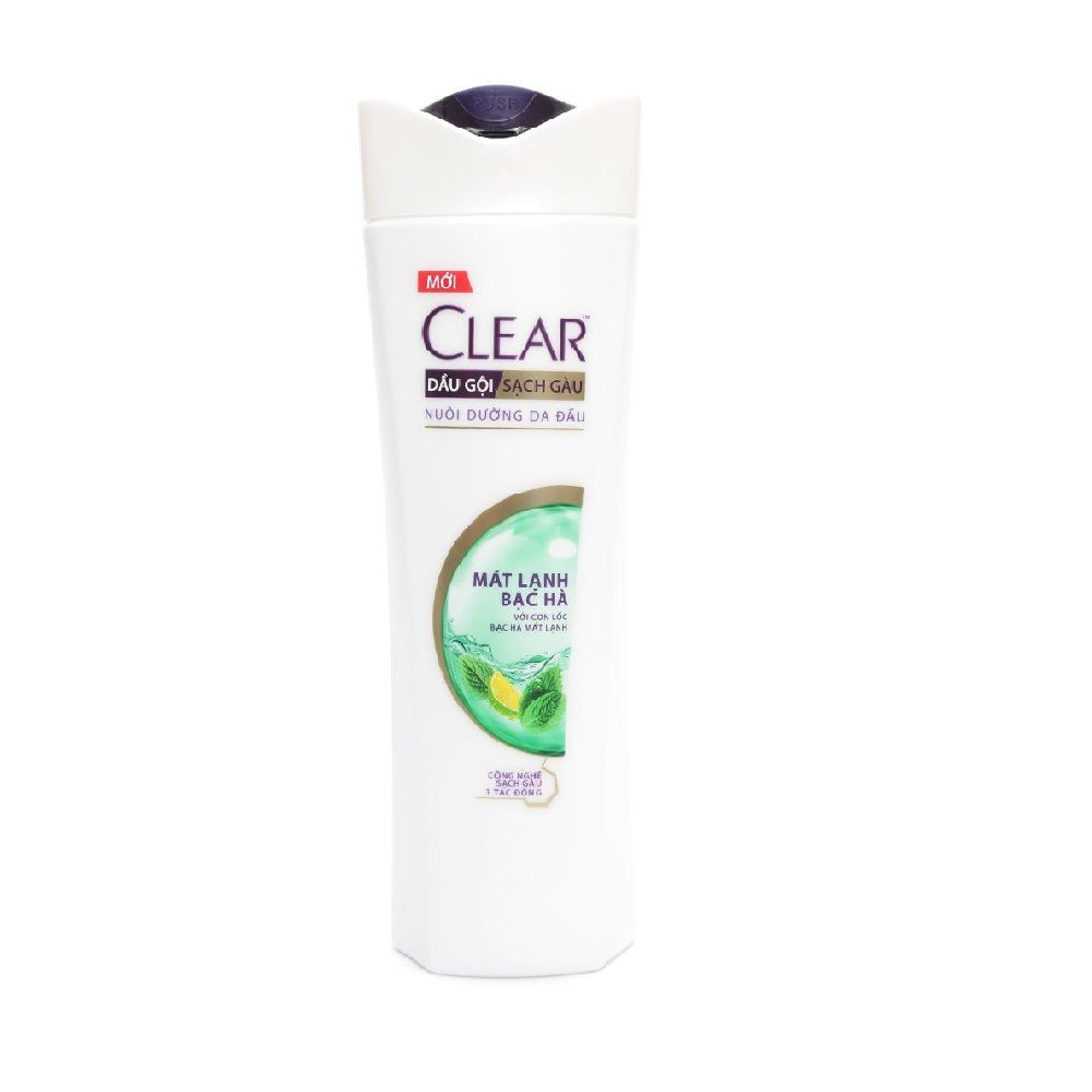  Dầu Gội Clear Mát Lạnh Bạc Hà 180g 