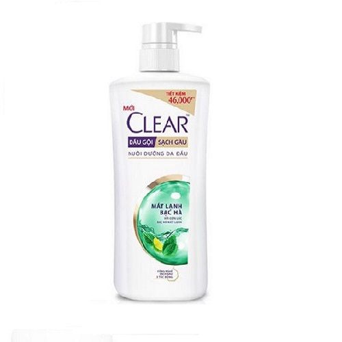  Dầu Gội Clear Mát Lạnh Bạc Hà 650g 