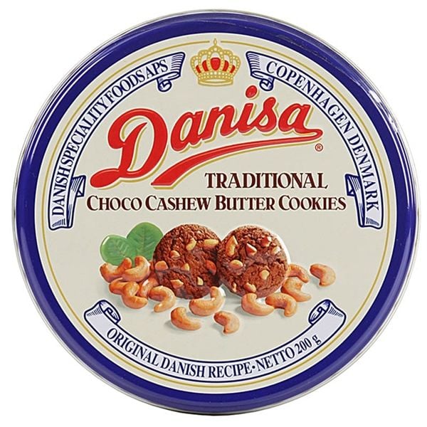 Bánh Quy Bơ Danisa Hạt Điều Socola - Hộp 200g