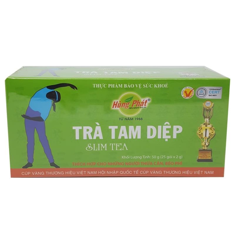  Trà Tam Diệp Hùng Phát - Thích Hợp Cho Người Thừa Cân, Béo Phì 50g 