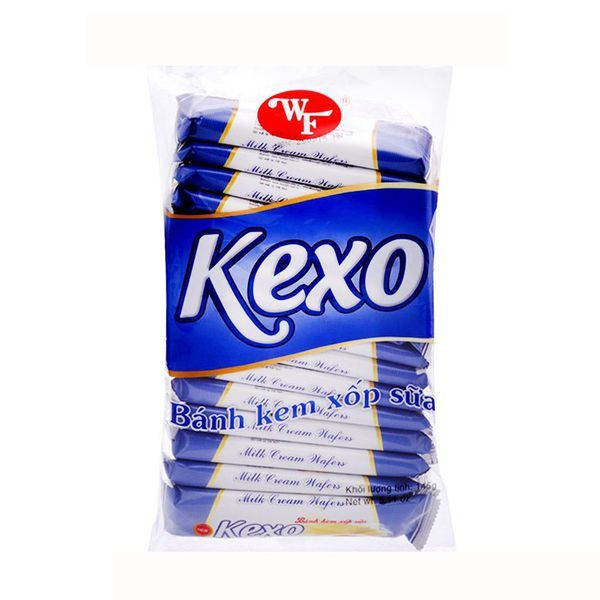  Bánh kem xốp vani sữa Kexo 145g 