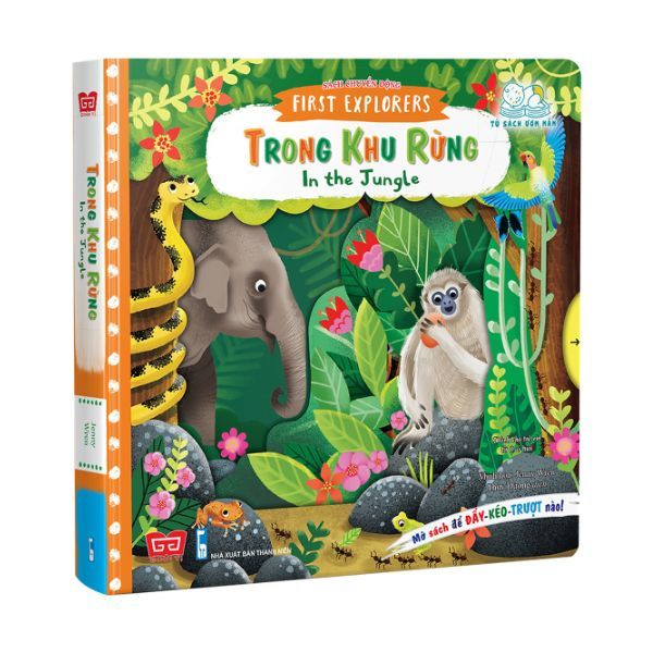  Sách Tương Tác - Sách Chuyển Động - First Explorers - In The Jungle - Trong Khu Rừng 