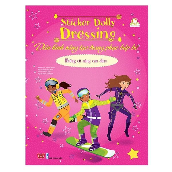  Sticker Dolly Dressing - Dán Hình Sáng Tạo Trang Phục Búp Bê - Những Cô Nàng Can Đảm (Tái Bản) 