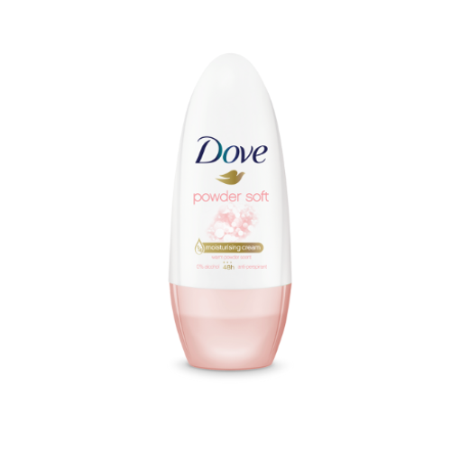  Lăn Khử Mùi Dove Powder Soft Dưỡng Da Sáng Mịn Hương Phấn Thơm 40ml 