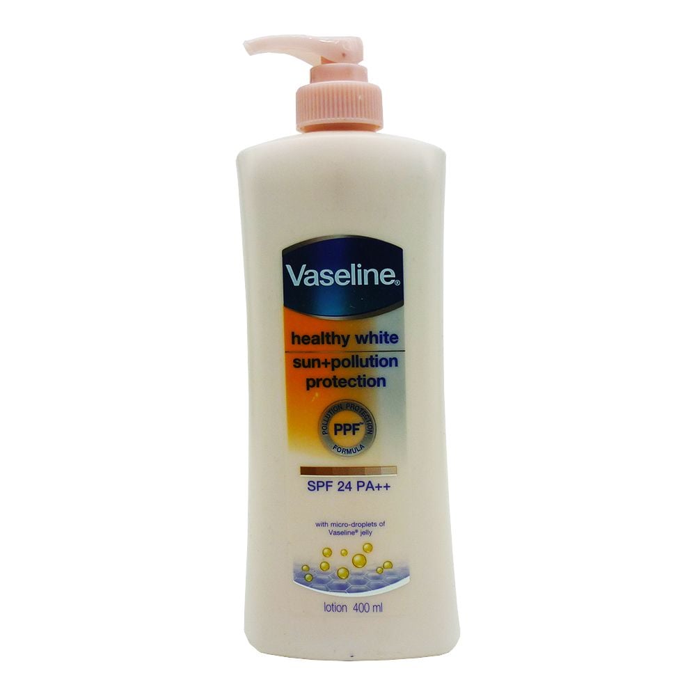  Sữa Dưỡng Thể Trắng Da Chống Nắng Và Ô Nhiễm Môi Trường Vaseline SPF 24 PA ++ (400ml) 