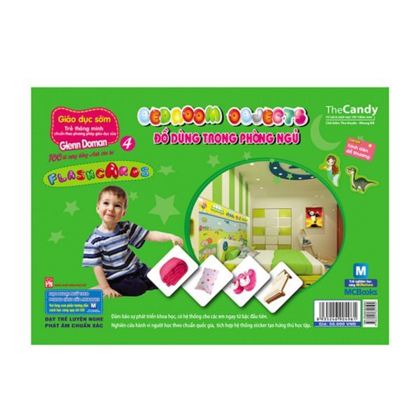  Flashcard Dạy Trẻ Theo Phương Pháp Glenn Doman - Đồ Dùng Trong Phòng Ngủ 