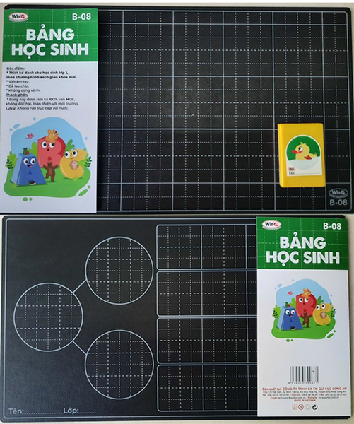 Bảng Học Sinh WinQ B-08 (Dành Cho Học Sinh Lớp 1 Theo Chương Trình Mới)
