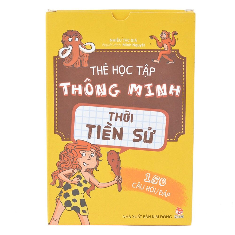  Thẻ Học Tập Thông Minh - Thời Tiền Sử (150 Câu Hỏi/Đáp) 