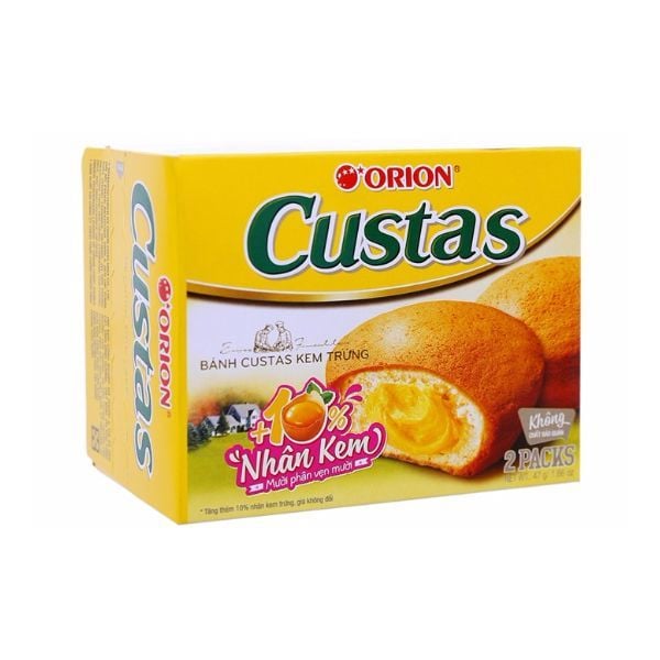 Bánh Custas Kem Trứng - 23,5g x 2 Gói - nhanvan.vn