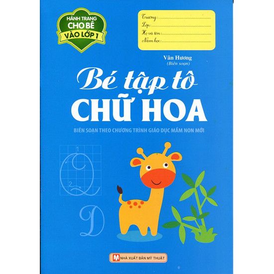  Bé Tập Tô Chữ Hoa 