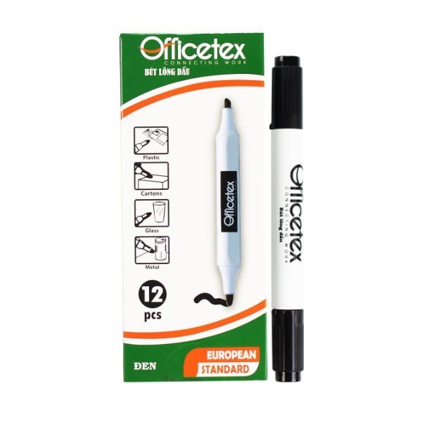  Bút Lông Officetex OT-PM001BL  (Màu Đen) 