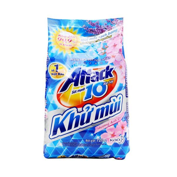  Bột Giặt Attack Hương Anh Đào (720g) 