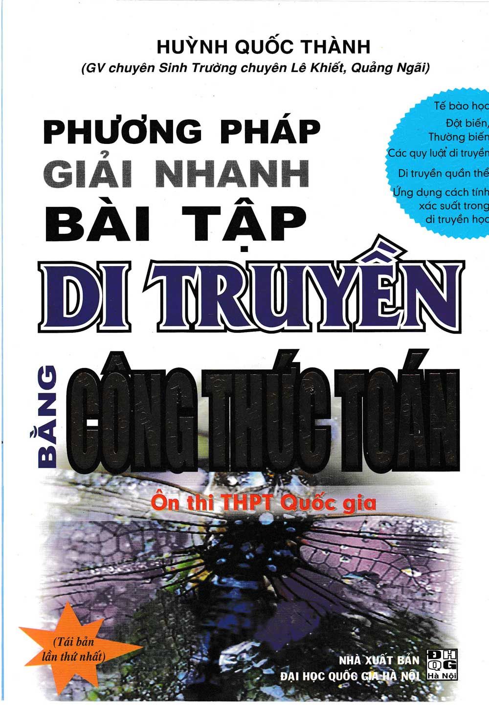  Phương Pháp Giải Nhanh Bài Tập Di Truyền Bằng Công Thức Toán Ôn Thi THPT Quốc Gia 