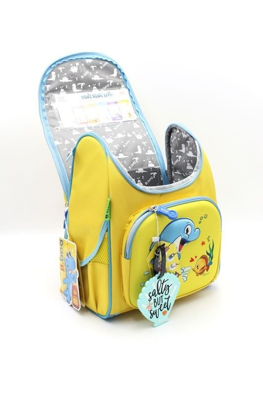  Balo Chống Gù Genius Box F2-Dolphin B-12-107  - Màu Vàng 