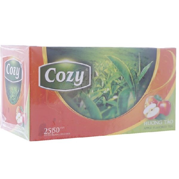  Trà Túi Lọc Cozy Hương Táo 25 Túi Trà 50g 