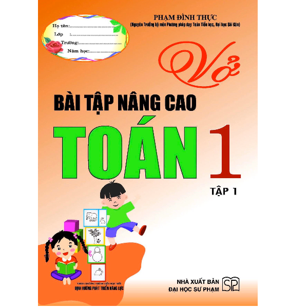  Vở Bài Tập Nâng Cao Toán Lớp 1 - Tập 1 (Theo Chương Trình Tiểu Học Mới) 