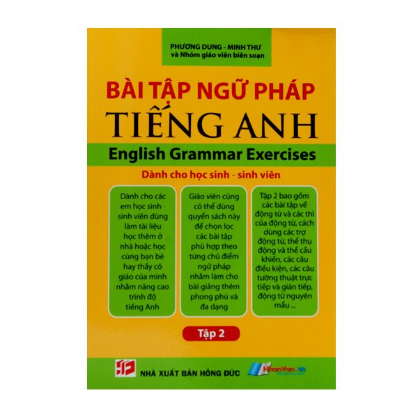  Bài Tập Ngữ Pháp Tiếng Anh (Tập 2) - English Grammar Exercises 