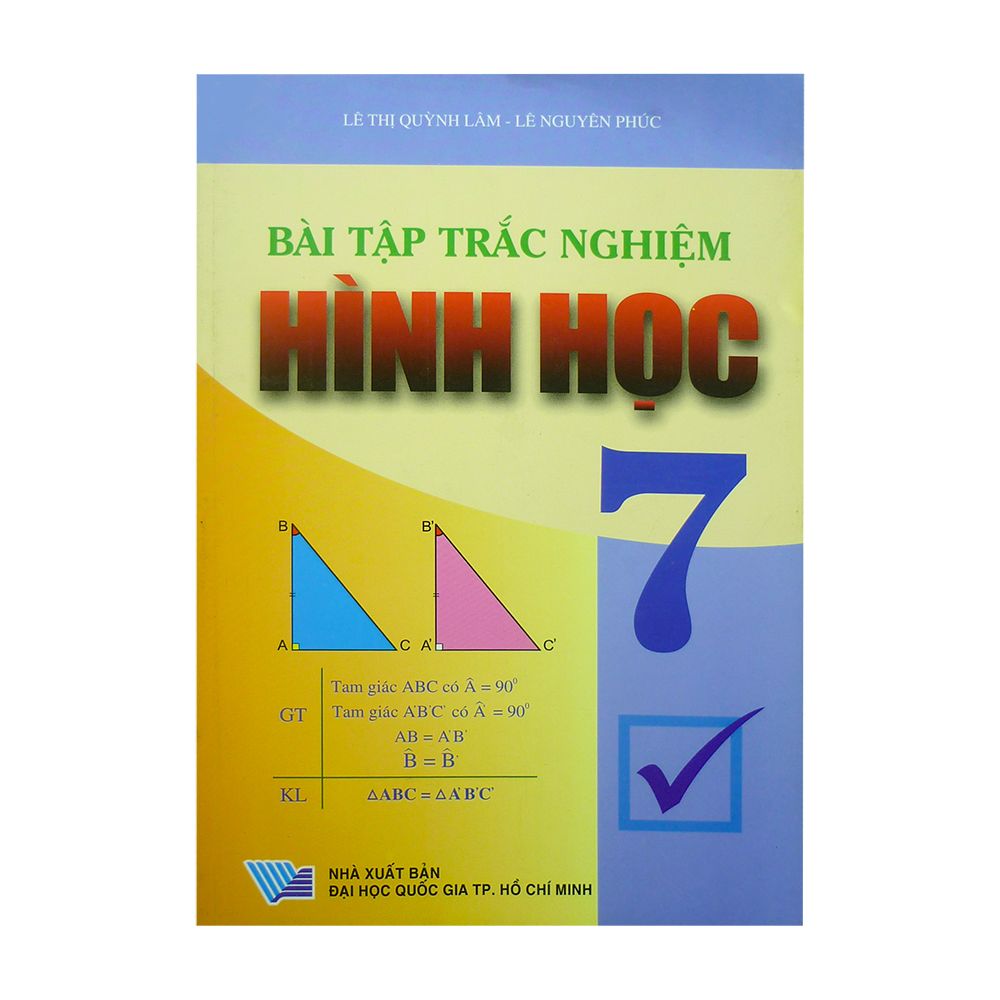  Bài Tập Trắc Nghiệm Hình Học - Lớp 7 