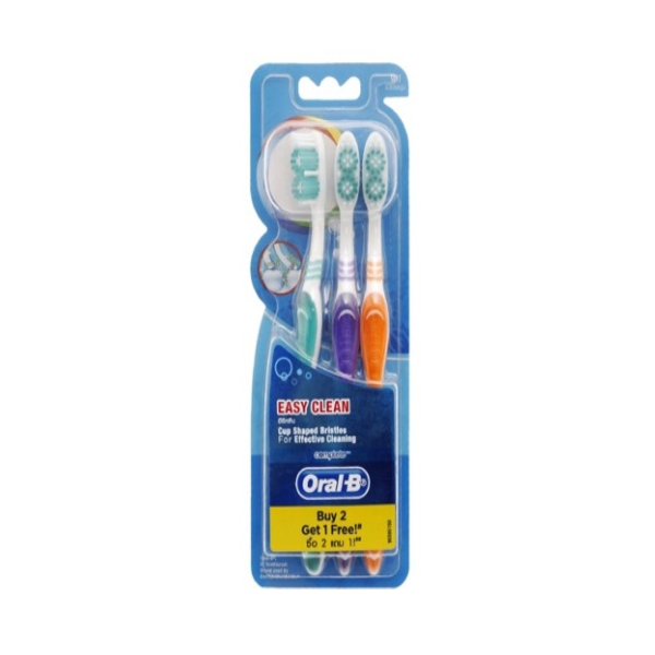 Bàn Chải Đánh Răng Oral B Easy Clean (Vỉ 3 Cây)