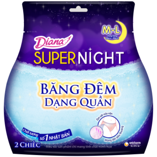  Băng Vệ Sinh Diana Sensi Dạng Quần (Cỡ M-L) 