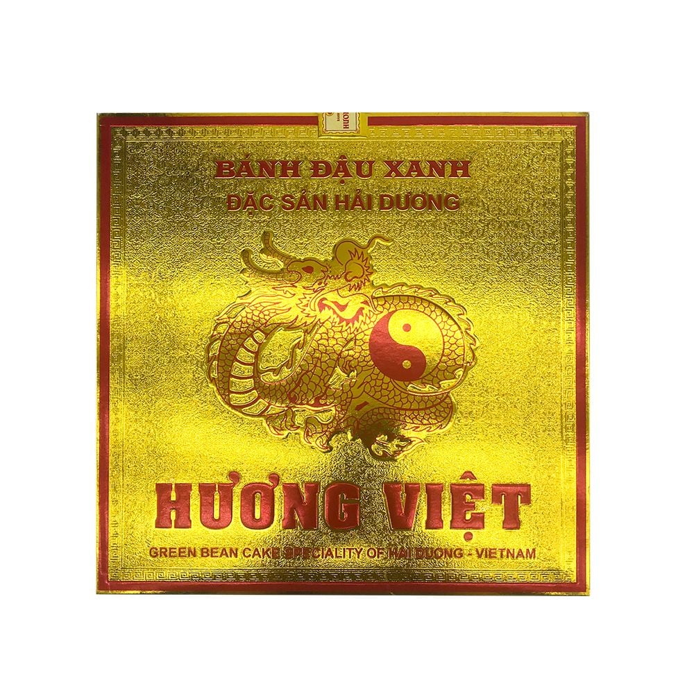  Bánh Đậu Xanh Rồng Vàng Hương Việt - Đặc Sản Hải Dương (450g) 