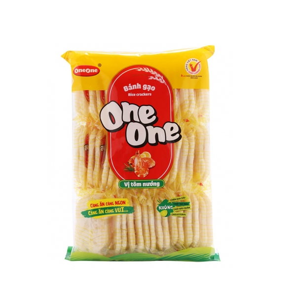  Bánh Gạo One One Vị Tôm Nướng 150g 