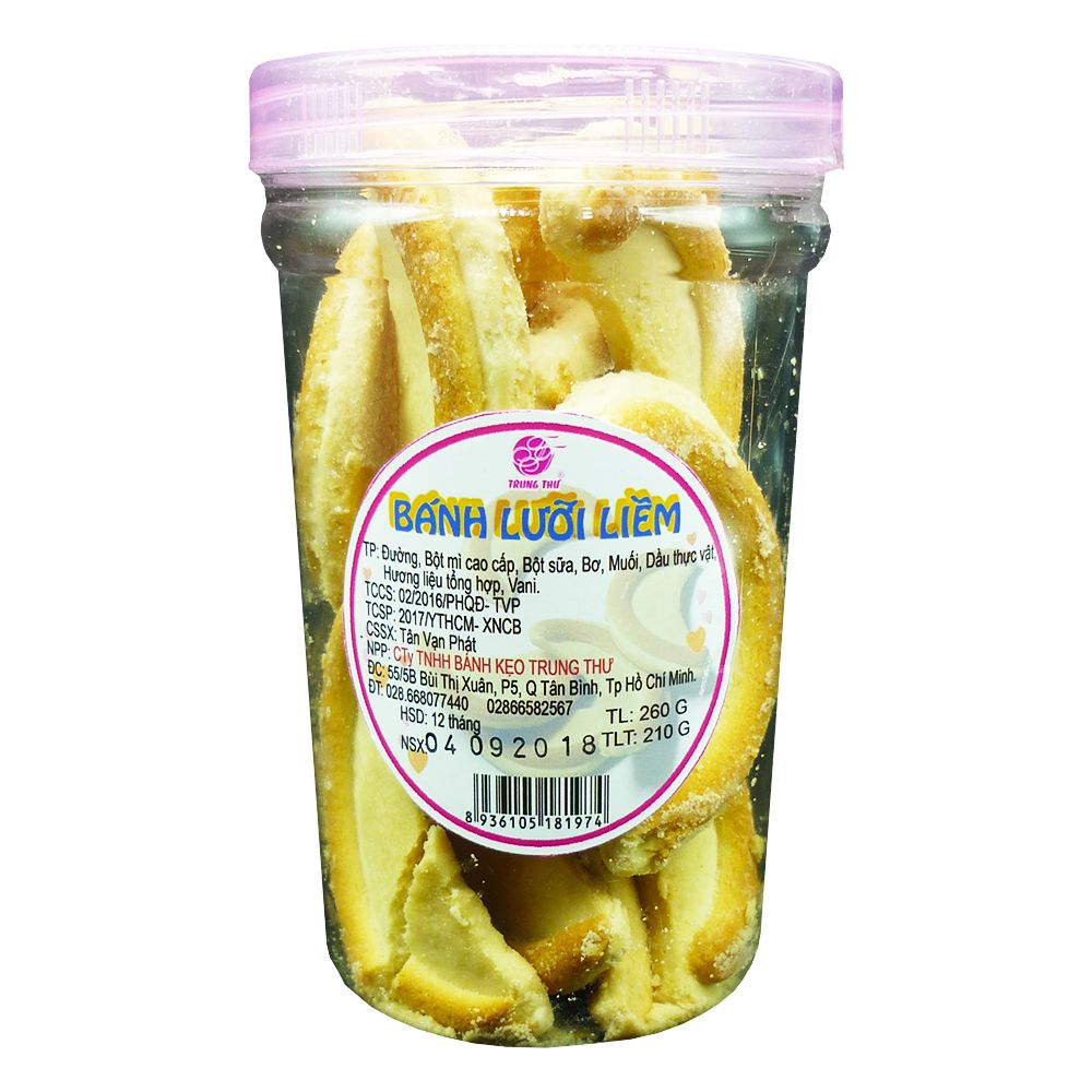  Bánh Lưỡi Liềm Trung Thư (260g) 