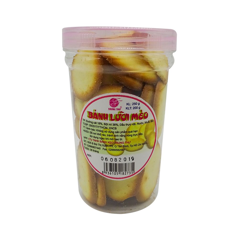  Bánh Lưỡi Mèo Trung Thư (250g) 