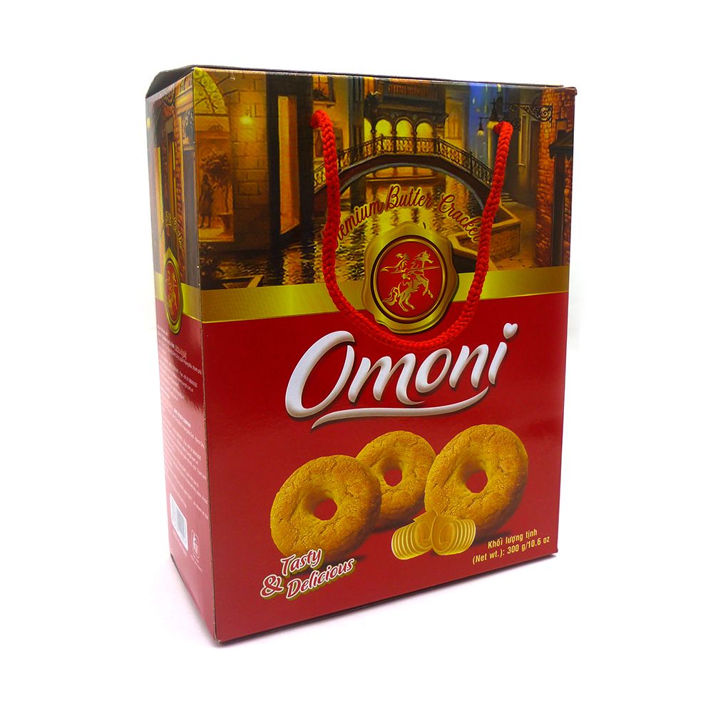  Bánh Premium Butter Cracker Omoni (300g) 