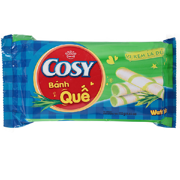  Bánh Quế Cosy Vị Kem Dứa 132g 