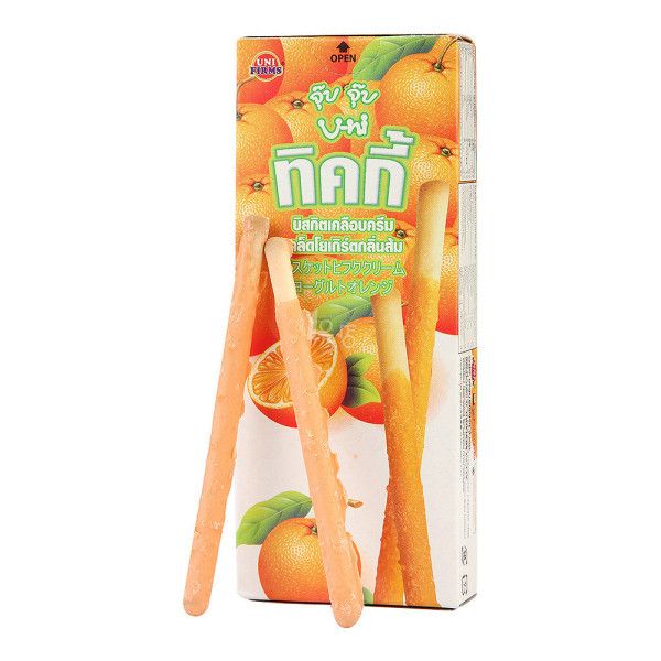  Bánh Que Ticky Sữa Chua Cam (22g) 