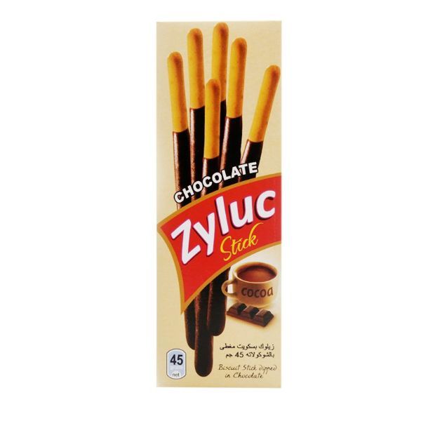  Bánh Zyluc stick chocolate 45gr 