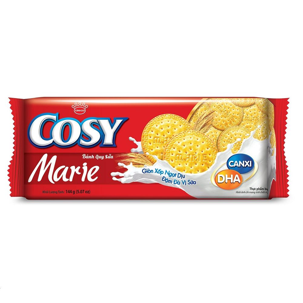  Bánh Quy Cosy Marie Vị Sữa 144g 