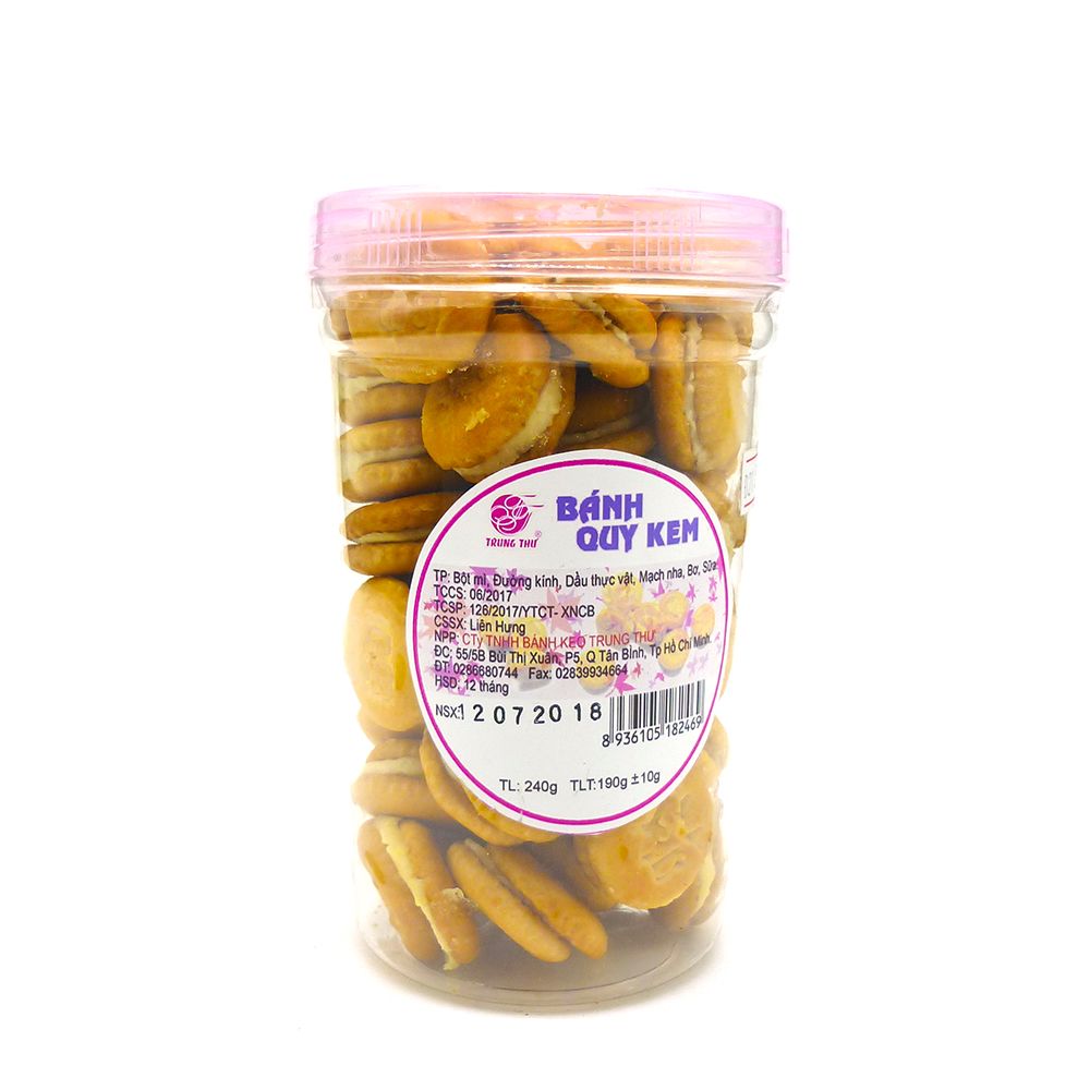  Bánh Quy Kem Trung Thư (240g) 