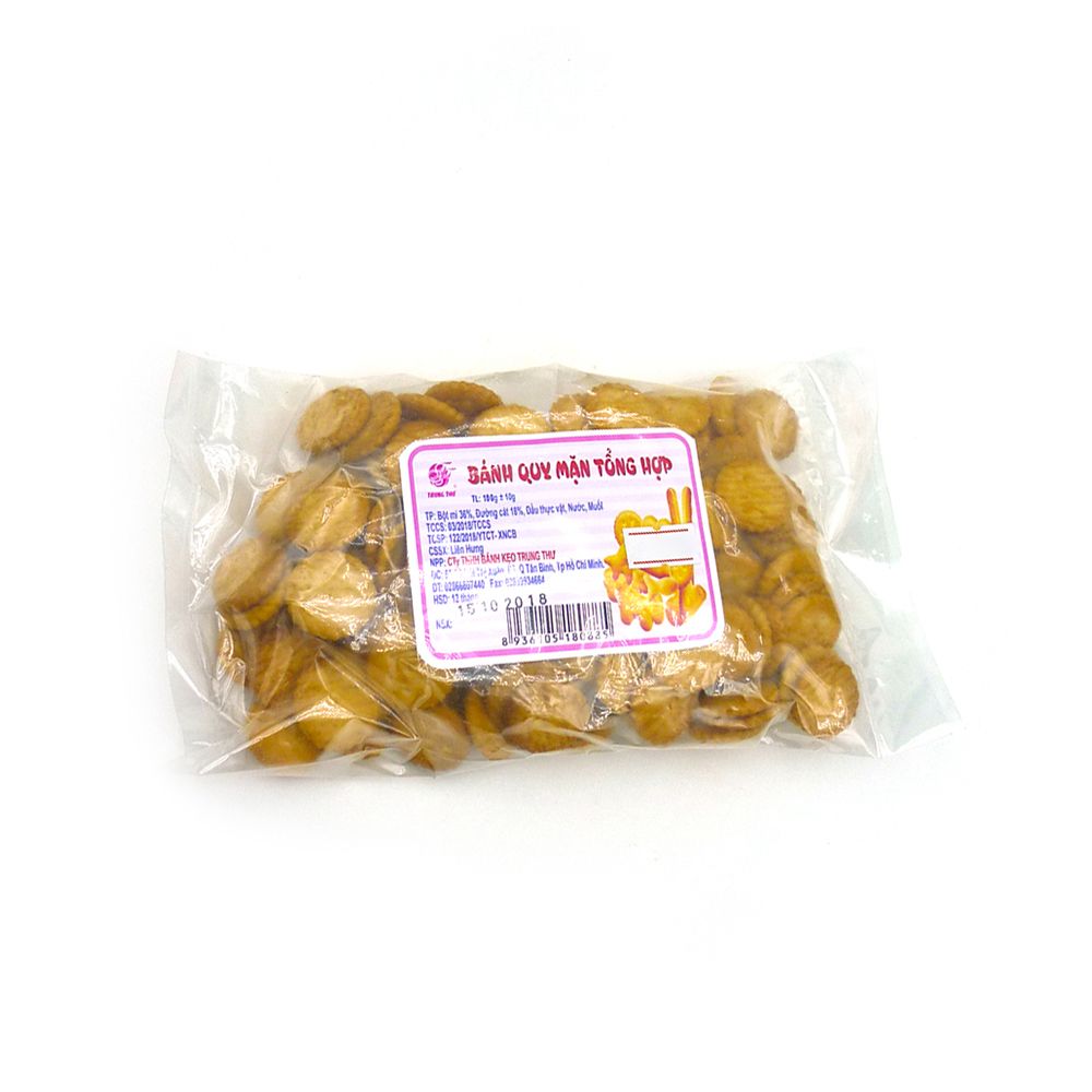  Bánh Quy Mặn Tổng Hợp Trung Thư (100g) 